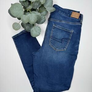 American Eagle | Ne(x)t Level Stretch Distressed Curvy Hi-Rise Jeggings